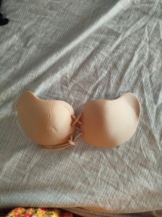 Sujetador adhesivo beige