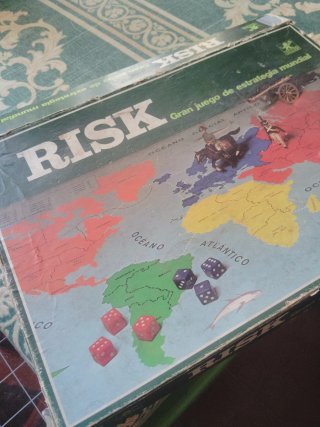 Juego de mesa Risk Borras estrategia mundial