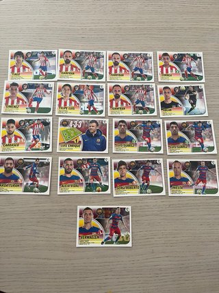 Lote Cromos Liga Este 2016-2017
