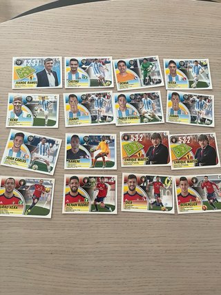 Lote Cromos Liga Este 2016-2017