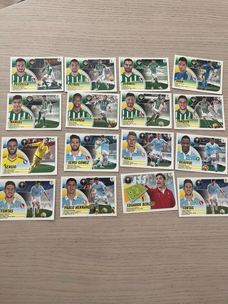 Lote Cromos Liga Este 2016-2017
