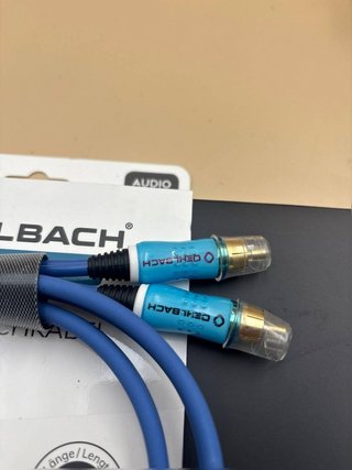 Cable RCA Oehlbach Beat azul 1 m 0653