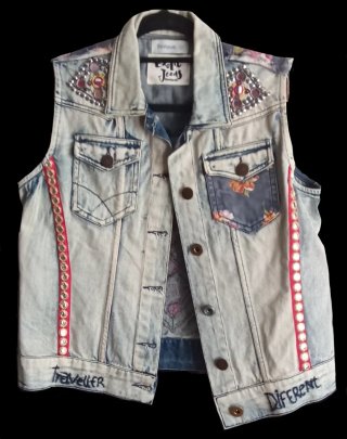 Desigual Chaleco y Vestido Talla M