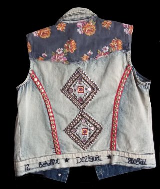 Desigual Chaleco y Vestido Talla M