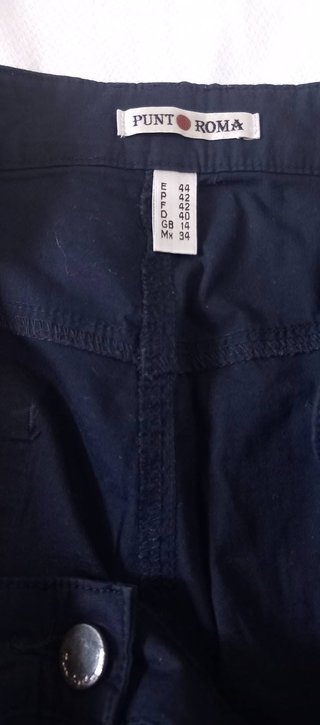 Pantalón corto azul marino T. 44