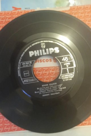 Vinilo Johnny Hallyday - Bonne Chance! 45 rpm