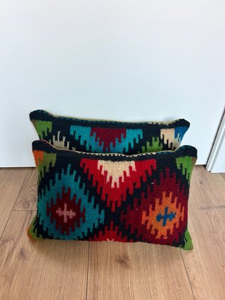 Cuscini Kilim Lana Multicolor