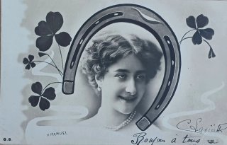 Postal Francesa Bella Leonor