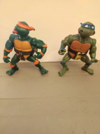 Lote 2 Figuras Vintage Tortugas Ninja