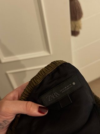Traje Zara Chaqueta y Pantalón Estampado