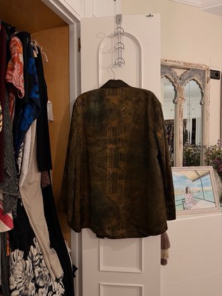 Traje Zara Chaqueta y Pantalón Estampado