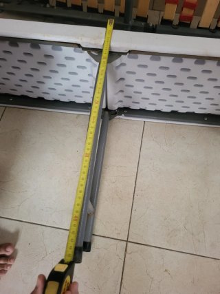 Mesa plegable blanca