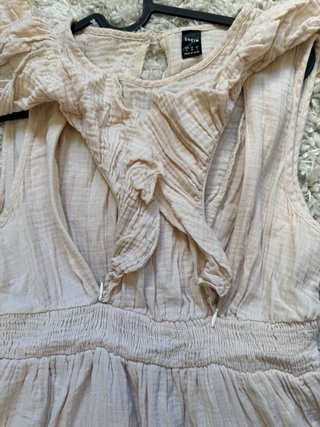 Vestido premamá beige talla S