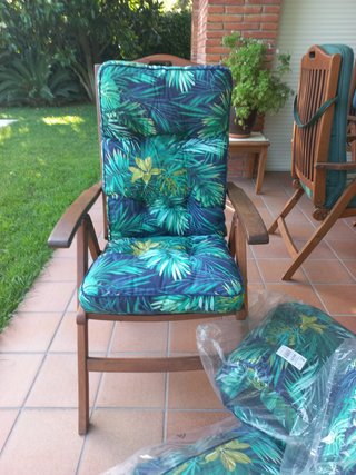 Cuscini per poltrona da giardino x4