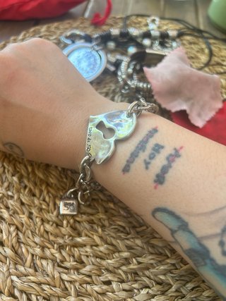 Pulsera Uno de 50 Corazón Llave