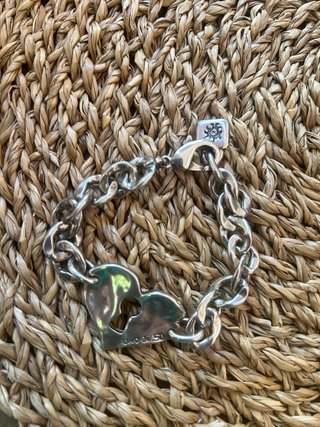 Pulsera Uno de 50 Corazón Llave