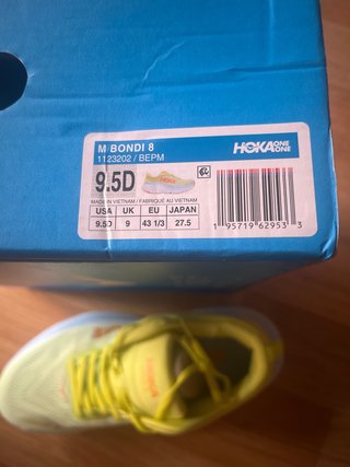 Hoka Bondi 8 Hombre Amarillo