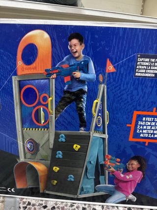 Castillo de Combate Nerf KidKraft Scout Defense Po