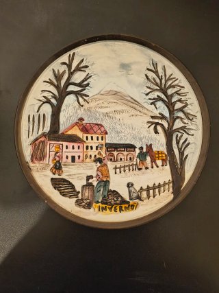 4 Stagioni, Piatti Decorativi Vintage