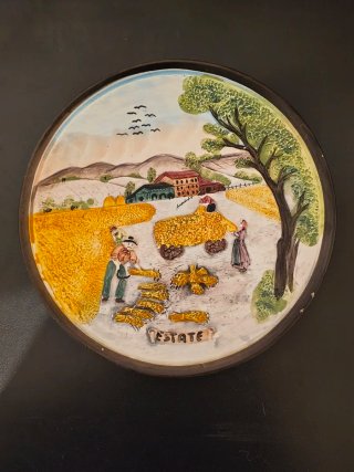 4 Stagioni, Piatti Decorativi Vintage