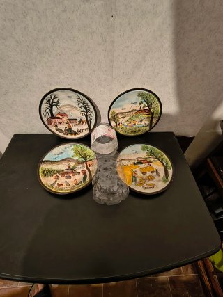 4 Stagioni, Piatti Decorativi Vintage