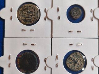 Lote monedas romanas .