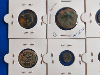 Lote monedas romanas .