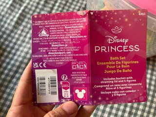Set Baño Princesas Disney con Cubo