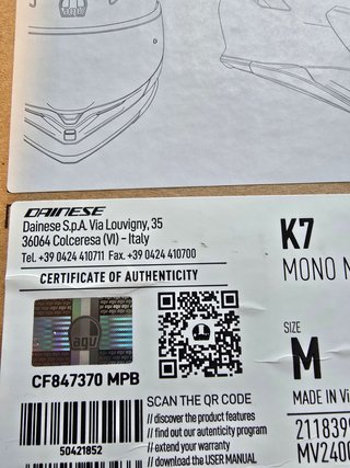 Casco Moto AGV K7 Mono Matt Black Talla M