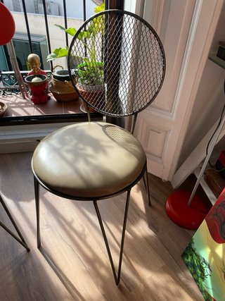Coppia di sedie design industriale stile Dadra/Mariona