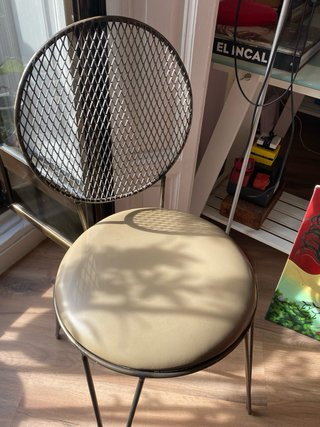 Coppia di sedie design industriale stile Dadra/Mariona