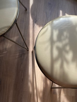 Coppia di sedie design industriale stile Dadra/Mariona