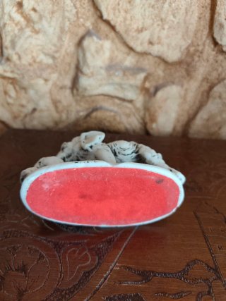 Figura pareja elefantes blanco