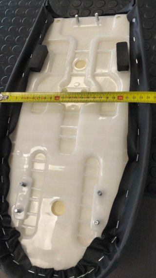 Asiento Moto Clásica Negro Recién Tapizado