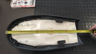 Asiento Moto Clásica Negro Recién Tapizado