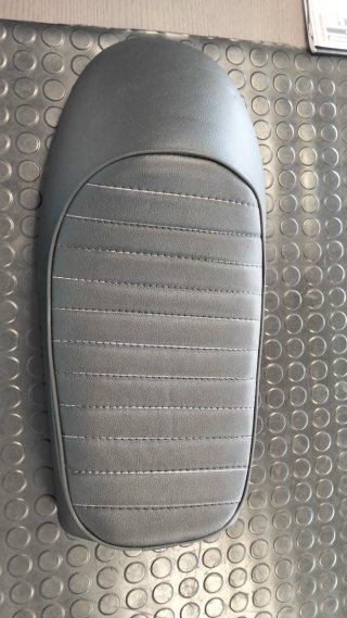 Asiento Moto Clásica Negro Recién Tapizado