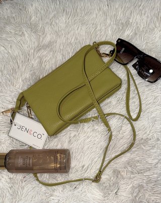 Cartera JEN & CO verde oliva