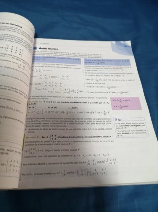 Matemáticas 2.º Bachillerato