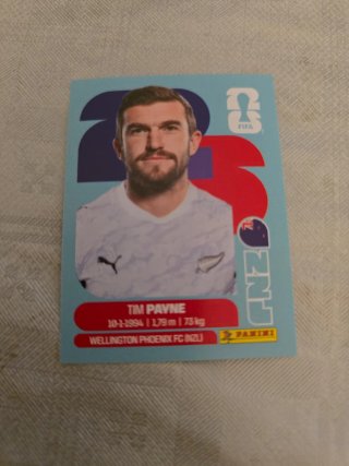 Panini Mundial 2026 NZL6 Tim Payne