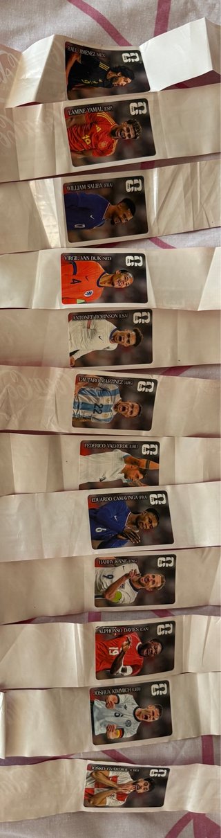 Cromos Mundial 2026 Coca-Cola 12/12 cromos 2026