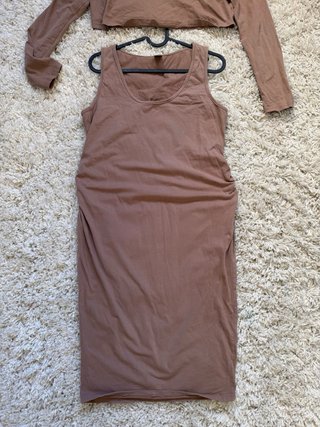 Vestido premamá Marrón talla 36