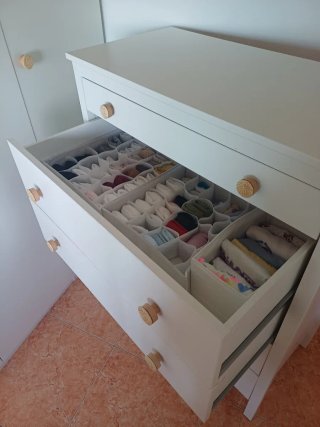 Cómoda KOPPANG IKEA Blanca 5 cajones