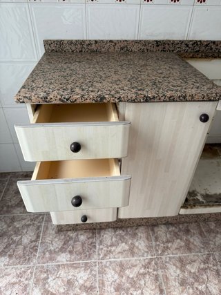 Muebles de cocina madera y piedra