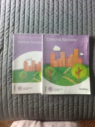 Libros de Santillana 3 de primaria,mochila ligera.