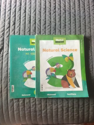 Libros de Santillana 3 de primaria,mochila ligera.