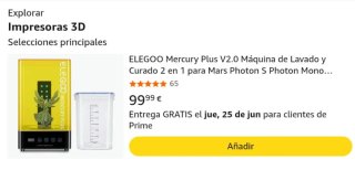 Estación Lavado y Curado Elegoo Mercury Plus V2.0