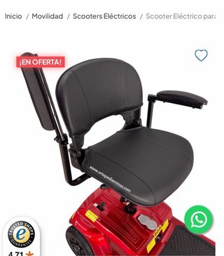 Scooter Eléctrico Compacto para Mayores