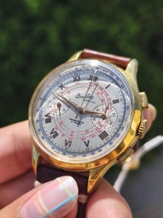 Orologio Breitling Cadet Vintage 1950 placcato oro