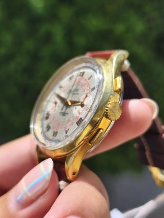 Orologio Breitling Cadet Vintage 1950 placcato oro