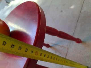 Taburete Vintage Rojo